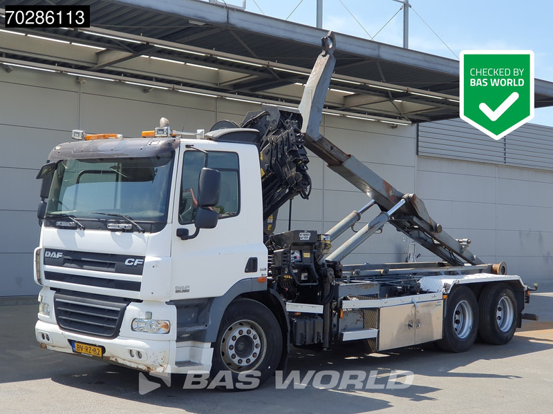 DAF CF85.360 CF 6X2 NL-Truck Hiab 211 EP-4 HIDUO Crane + Hooklift Liftachse Euro 5 - Pacēlājs ar āķi, Kravas auto ar manipulatoru: foto 1 DAF CF85.360 CF 6X2 NL-Truck Hiab 211 EP-4 HIDUO Crane + Hooklift Liftachse Euro 5 - Pacēlājs ar āķi, Kravas auto ar manipulatoru: foto 1