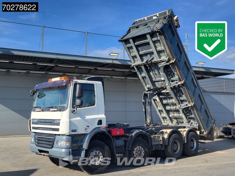 DAF CF85.410 8X4 13m3 Meiller 2-side tipper Big-Axle steel suspension Automatic Euro 4 - Kravas automašīna pašizgāzējs: foto 1 DAF CF85.410 8X4 13m3 Meiller 2-side tipper Big-Axle steel suspension Automatic Euro 4 - Kravas automašīna pašizgāzējs: foto 1