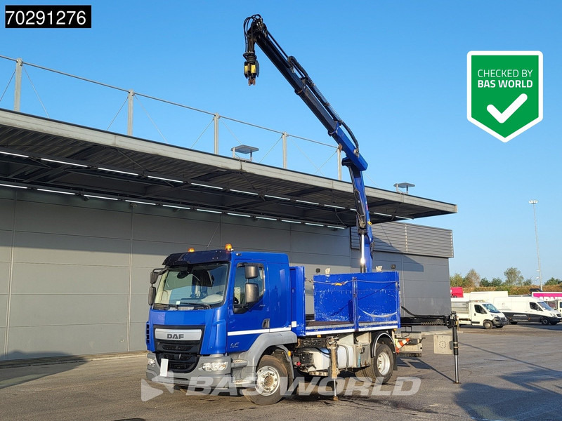 DAF LF 260 LF 4X2 HIAB 111 B-2 Hiduo Crane Automatic ACC Euro 6 - Bortu kravas automašīna/ Platforma, Kravas auto ar manipulatoru: foto 1 DAF LF 260 LF 4X2 HIAB 111 B-2 Hiduo Crane Automatic ACC Euro 6 - Bortu kravas automašīna/ Platforma, Kravas auto ar manipulatoru: foto 1