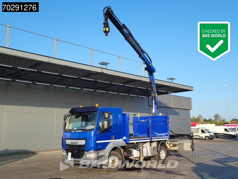 DAF LF 260 LF 4X2 HIAB 111 B-2 Hiduo Crane Automatic ACC Euro 6 - Bortu kravas automašīna/ Platforma, Kravas auto ar manipulatoru: foto 1 DAF LF 260 LF 4X2 HIAB 111 B-2 Hiduo Crane Automatic ACC Euro 6 - Bortu kravas automašīna/ Platforma, Kravas auto ar manipulatoru: foto 1