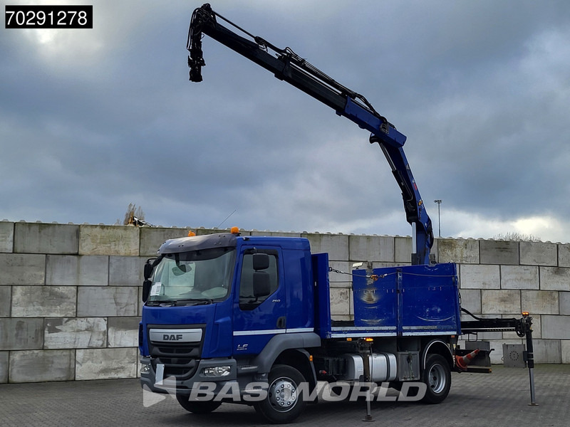 DAF LF 260 LF 4X2 Hiab 111 B-2 HIDUO Crane Kran Remote control Automatic ACC Euro 6 - Bortu kravas automašīna/ Platforma, Kravas auto ar manipulatoru: foto 1 DAF LF 260 LF 4X2 Hiab 111 B-2 HIDUO Crane Kran Remote control Automatic ACC Euro 6 - Bortu kravas automašīna/ Platforma, Kravas auto ar manipulatoru: foto 1