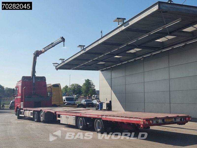 DAF XF 440 6X2 NL-Truck Transporter HMF 900-K2 Kran Winch Lift-Lenkachse Euro 6 - Bortu kravas automašīna/ Platforma, Kravas auto ar manipulatoru: foto 2 DAF XF 440 6X2 NL-Truck Transporter HMF 900-K2 Kran Winch Lift-Lenkachse Euro 6 - Bortu kravas automašīna/ Platforma, Kravas auto ar manipulatoru: foto 2