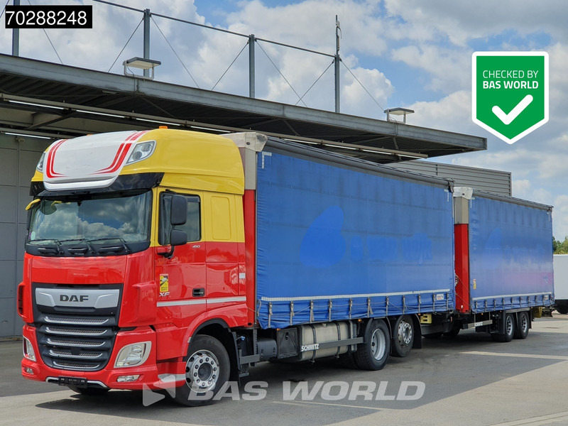 DAF XF 450 6X2 Combi Lift Axle ACC Euro 6 - Kravas automašīna ar tentu: foto 1 DAF XF 450 6X2 Combi Lift Axle ACC Euro 6 - Kravas automašīna ar tentu: foto 1
