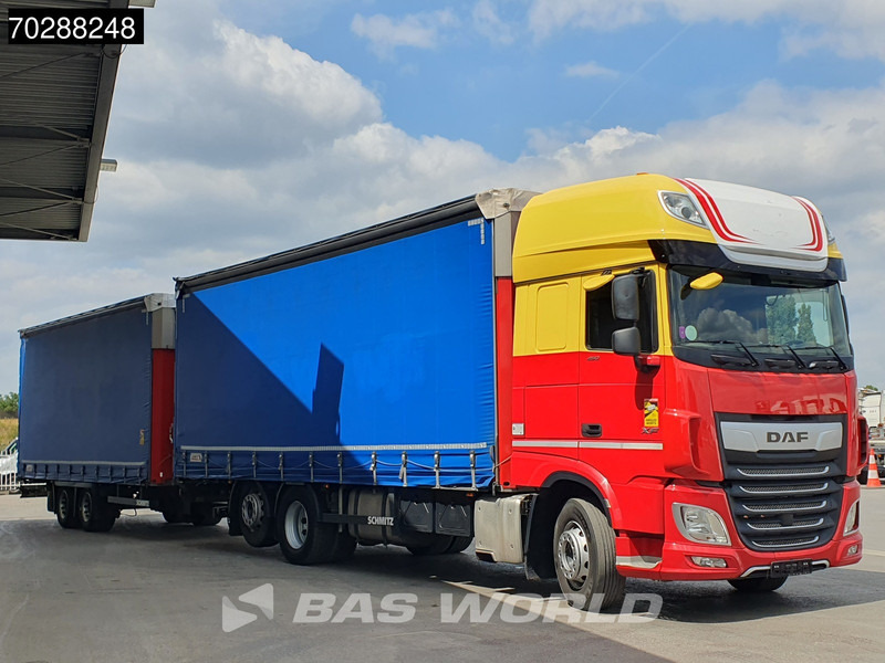 DAF XF 450 6X2 Combi Lift Axle ACC Euro 6 - Kravas automašīna ar tentu: foto 3 DAF XF 450 6X2 Combi Lift Axle ACC Euro 6 - Kravas automašīna ar tentu: foto 3