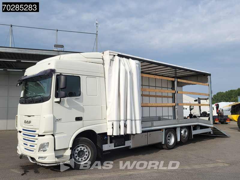 DAF XF 460 6X2 Machine Transporter hydraulic ramp Retarder Lift+Lenkasche Euro 6 - Autovedējs: foto 1 DAF XF 460 6X2 Machine Transporter hydraulic ramp Retarder Lift+Lenkasche Euro 6 - Autovedējs: foto 1