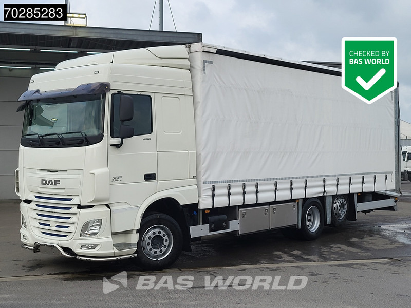 DAF XF 460 6X2 Machine Transporter hydraulic ramp Retarder Lift+Lenkasche Euro 6 - Autovedējs: foto 3 DAF XF 460 6X2 Machine Transporter hydraulic ramp Retarder Lift+Lenkasche Euro 6 - Autovedējs: foto 3