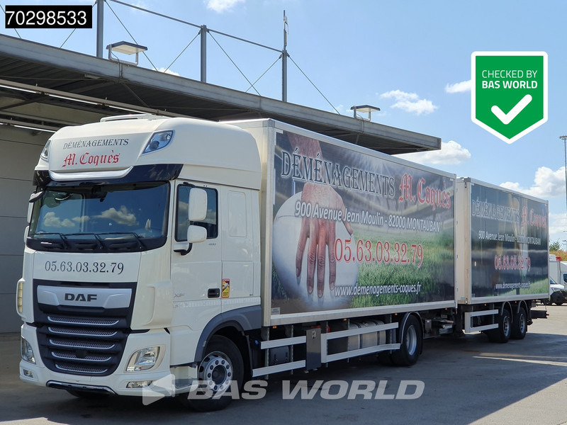 DAF XF 480 4X2 NL Combi 1500kg Ladebordwand Retarder Standklima Automatic ACC Euro 6 - Kravas automašīna ar slēgto virsbūvi: foto 1 DAF XF 480 4X2 NL Combi 1500kg Ladebordwand Retarder Standklima Automatic ACC Euro 6 - Kravas automašīna ar slēgto virsbūvi: foto 1