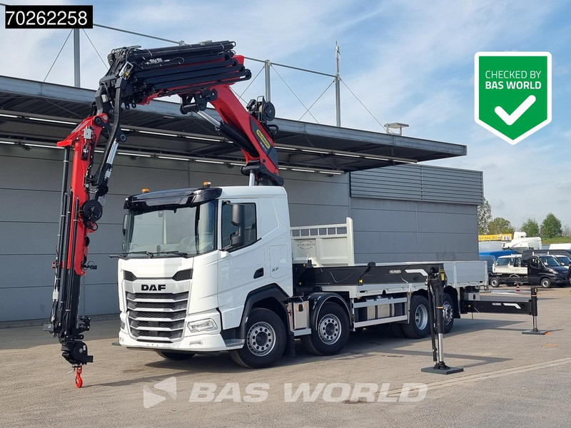 DAF XF 530 8X2 NEW Palfinger PK580 TEC Kran Crane Fly-Jib 2.5t Winch Lift+Lenkasche Retarder - Bortu kravas automašīna/ Platforma, Kravas auto ar manipulatoru: foto 1 DAF XF 530 8X2 NEW Palfinger PK580 TEC Kran Crane Fly-Jib 2.5t Winch Lift+Lenkasche Retarder - Bortu kravas automašīna/ Platforma, Kravas auto ar manipulatoru: foto 1