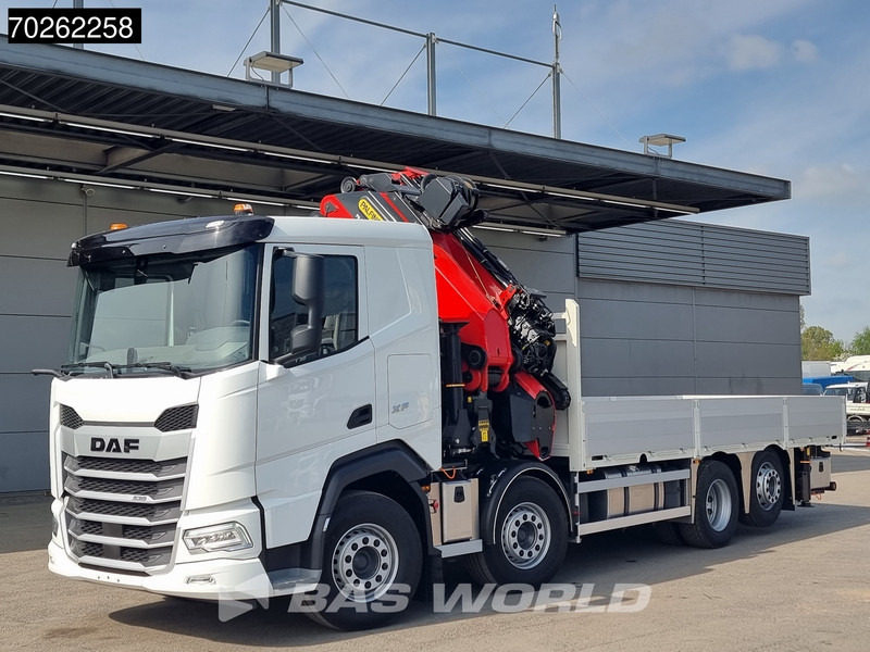 DAF XF 530 8X2 Palfinger PK580 TEC Crane Retarder Lift+Lenkasche Euro 6 - Bortu kravas automašīna/ Platforma, Kravas auto ar manipulatoru: foto 2 DAF XF 530 8X2 Palfinger PK580 TEC Crane Retarder Lift+Lenkasche Euro 6 - Bortu kravas automašīna/ Platforma, Kravas auto ar manipulatoru: foto 2