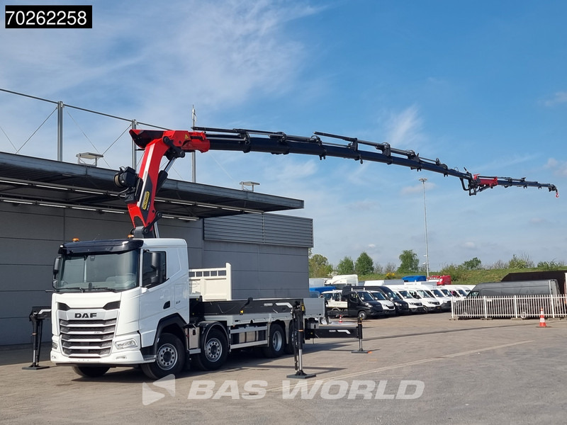 DAF XF 530 8X2 Palfinger PK580 TEC Crane Retarder Lift+Lenkasche Euro 6 - Bortu kravas automašīna/ Platforma, Kravas auto ar manipulatoru: foto 3 DAF XF 530 8X2 Palfinger PK580 TEC Crane Retarder Lift+Lenkasche Euro 6 - Bortu kravas automašīna/ Platforma, Kravas auto ar manipulatoru: foto 3
