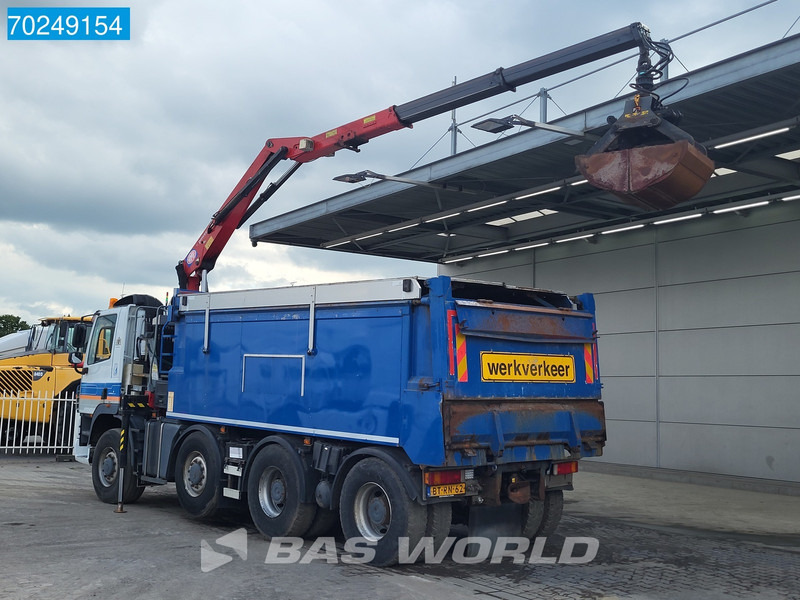 Ginaf X4243TS 8X4 NL-Truck HMF1643-Z Crane 17m3 Ruizeveld Tipper Big-Axle Lift+Lenkachse - Kravas automašīna pašizgāzējs, Kravas auto ar manipulatoru: foto 3 Ginaf X4243TS 8X4 NL-Truck HMF1643-Z Crane 17m3 Ruizeveld Tipper Big-Axle Lift+Lenkachse - Kravas automašīna pašizgāzējs, Kravas auto ar manipulatoru: foto 3