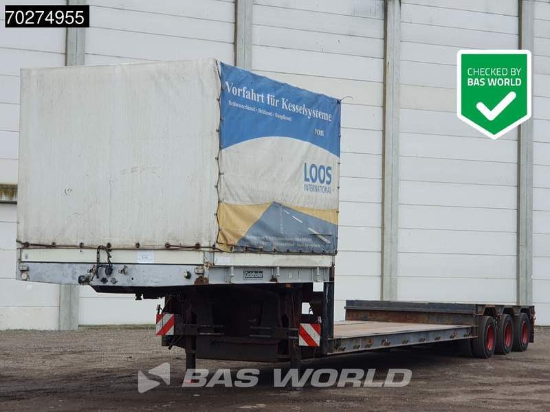 Goldhofer STZ-TL3029/80 3 axles 3xLenkachse Extendable - Puspiekabe zema profila platforma: foto 2 Goldhofer STZ-TL3029/80 3 axles 3xLenkachse Extendable - Puspiekabe zema profila platforma: foto 2