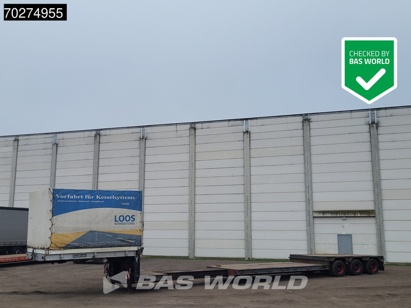 Goldhofer STZ-TL3029/80 3 axles 3xLenkachse Extendable - Puspiekabe zema profila platforma: foto 1 Goldhofer STZ-TL3029/80 3 axles 3xLenkachse Extendable - Puspiekabe zema profila platforma: foto 1