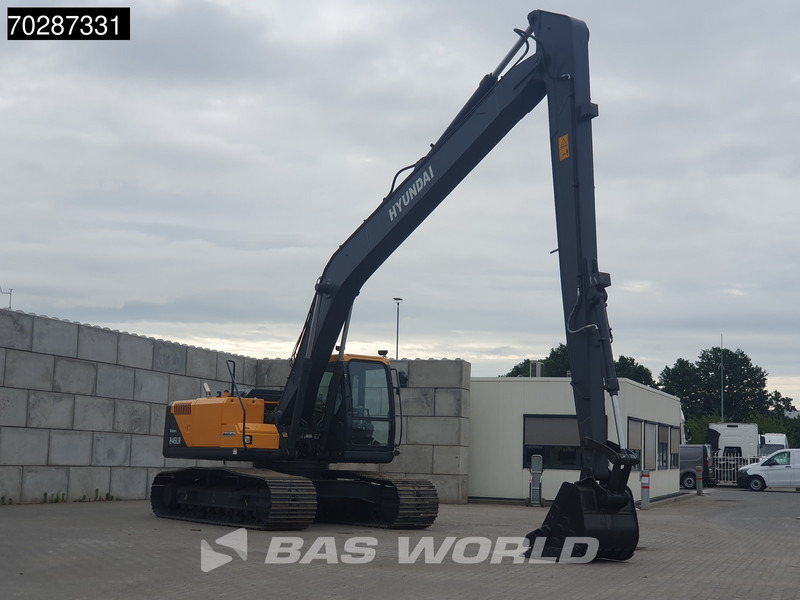 Jaunā Kāpurķēžu ekskavators Hyundai R245 LR LRE - LONG REACH: foto 6