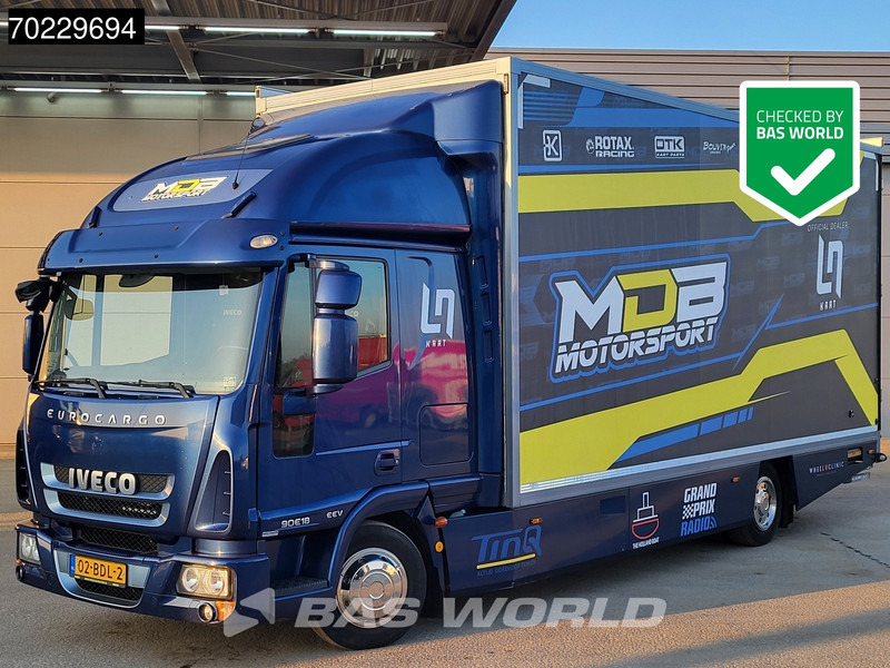 Iveco Eurocargo 90E180 4X2 9tons NL-Truck Mobile workshop race truck Ladebordwand EEV - Kravas automašīna ar slēgto virsbūvi: foto 1 Iveco Eurocargo 90E180 4X2 9tons NL-Truck Mobile workshop race truck Ladebordwand EEV - Kravas automašīna ar slēgto virsbūvi: foto 1