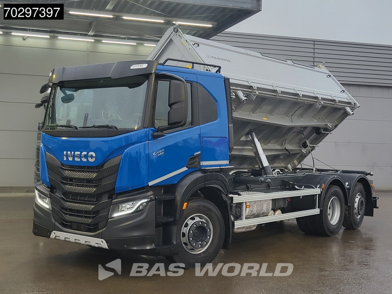 Jaunā Kravas automašīna pašizgāzējs Iveco S-Way 420 6X2 NEW! 17m3 3-way KH kipper Lift+Steering axle Automatic Euro 6: foto 6