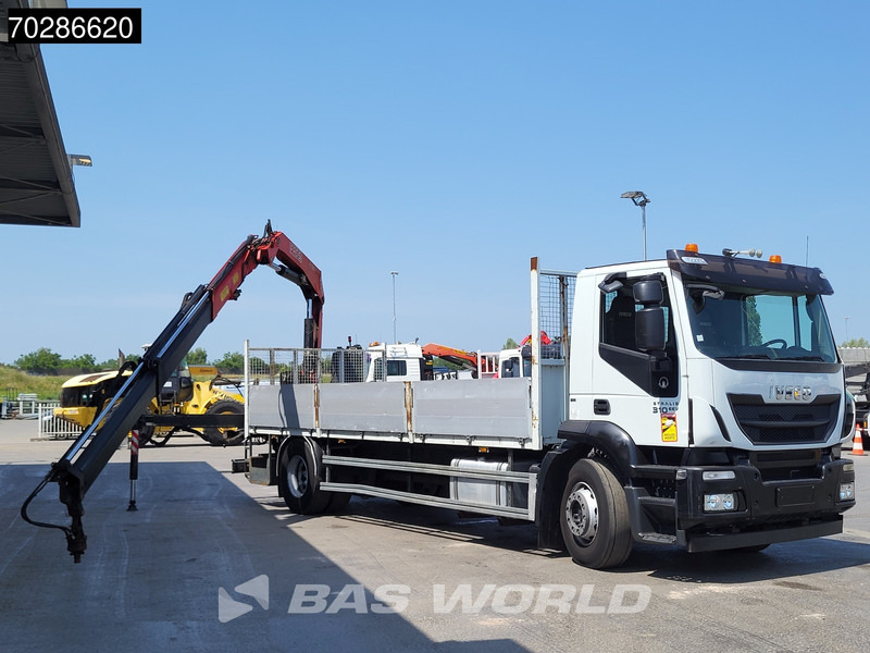 Bortu kravas automašīna/ Platforma, Kravas auto ar manipulatoru Iveco Stralis 310 4X2 Fassi F135 A.0.22 E Kran Crane Automatic Euro 5: foto 6