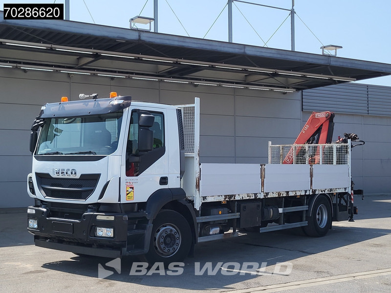 Bortu kravas automašīna/ Platforma, Kravas auto ar manipulatoru Iveco Stralis 310 4X2 Fassi F135 A.0.22 E Kran Crane Automatic Euro 5: foto 9