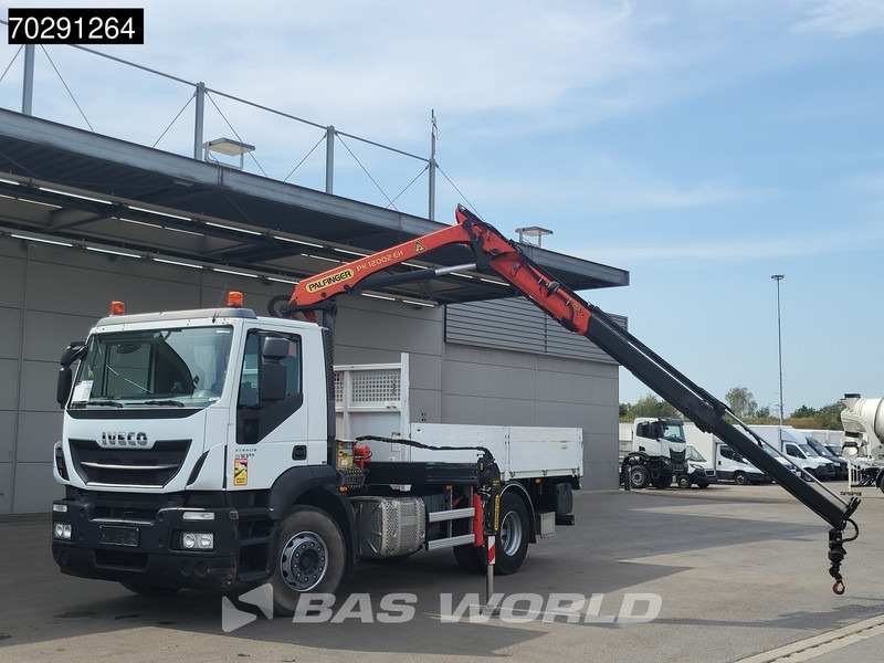 Iveco Stralis 310 4X2 Palfinger PK12002 EH Kran Crane Rotator Automatic Full Steel Euro 6 - Bortu kravas automašīna/ Platforma, Kravas auto ar manipulatoru: foto 5 Iveco Stralis 310 4X2 Palfinger PK12002 EH Kran Crane Rotator Automatic Full Steel Euro 6 - Bortu kravas automašīna/ Platforma, Kravas auto ar manipulatoru: foto 5