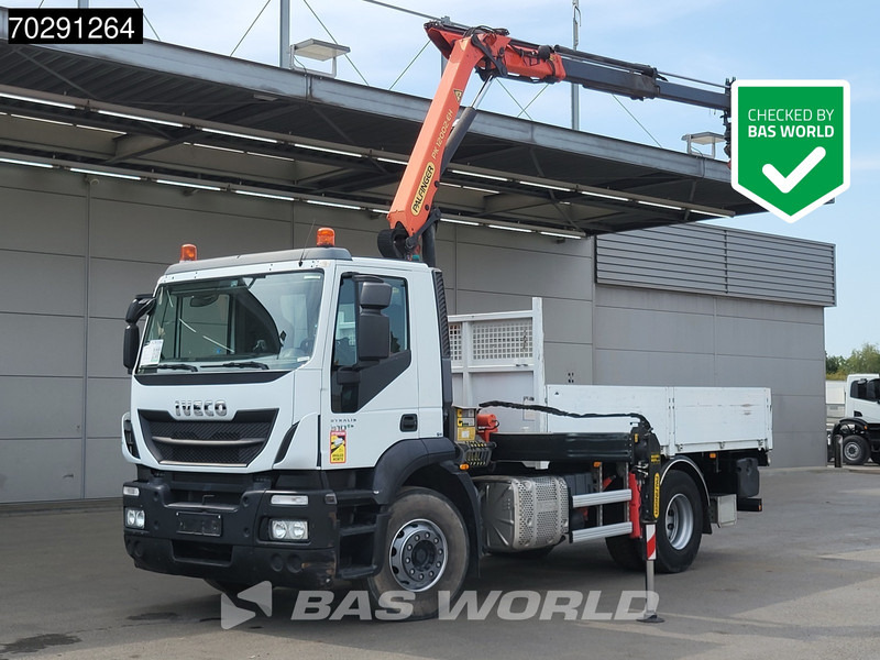 Iveco Stralis 310 4X2 Palfinger PK12002 EH Kran Crane Rotator Automatic Full Steel Euro 6 - Bortu kravas automašīna/ Platforma, Kravas auto ar manipulatoru: foto 1 Iveco Stralis 310 4X2 Palfinger PK12002 EH Kran Crane Rotator Automatic Full Steel Euro 6 - Bortu kravas automašīna/ Platforma, Kravas auto ar manipulatoru: foto 1
