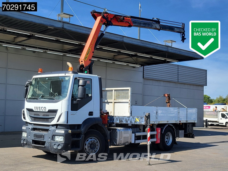 Iveco Stralis 310 4X2 Palfinger PK14502-SH Kran Crane Rotator Steel suspension Euro 6 - Bortu kravas automašīna/ Platforma, Kravas auto ar manipulatoru: foto 1 Iveco Stralis 310 4X2 Palfinger PK14502-SH Kran Crane Rotator Steel suspension Euro 6 - Bortu kravas automašīna/ Platforma, Kravas auto ar manipulatoru: foto 1