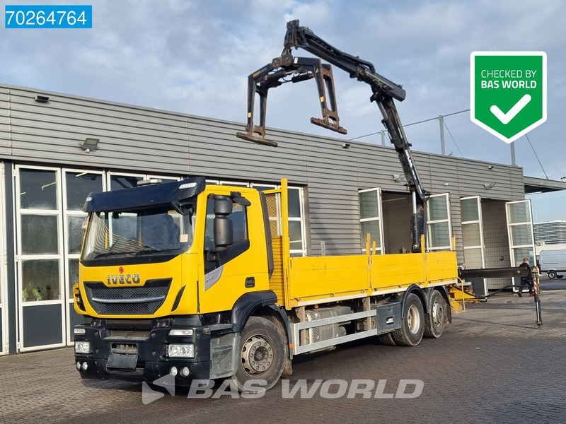 Iveco Stralis 310 6X2 RHD! Atlas 135.2VE-A11 Crane Lift-lenkachse ACC Euro 6 - Bortu kravas automašīna/ Platforma, Kravas auto ar manipulatoru: foto 1 Iveco Stralis 310 6X2 RHD! Atlas 135.2VE-A11 Crane Lift-lenkachse ACC Euro 6 - Bortu kravas automašīna/ Platforma, Kravas auto ar manipulatoru: foto 1