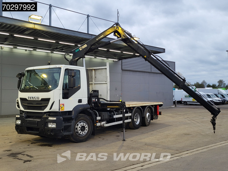 Iveco Stralis 310 Stralis 6X2 HIAB 144 BS-2 Crane Kran Lift+Steering-Axle Manual Euro 5 - Bortu kravas automašīna/ Platforma, Kravas auto ar manipulatoru: foto 5 Iveco Stralis 310 Stralis 6X2 HIAB 144 BS-2 Crane Kran Lift+Steering-Axle Manual Euro 5 - Bortu kravas automašīna/ Platforma, Kravas auto ar manipulatoru: foto 5
