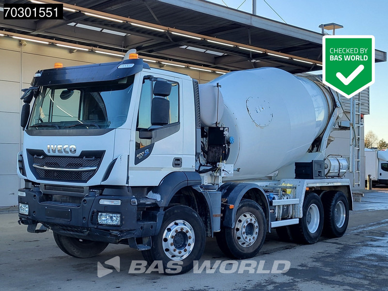 Iveco Stralis 400 8X4 9m3 Stetter mixer Steelsuspension Big-Axle Automatic Euro 6 - Betonvedējs: foto 1 Iveco Stralis 400 8X4 9m3 Stetter mixer Steelsuspension Big-Axle Automatic Euro 6 - Betonvedējs: foto 1