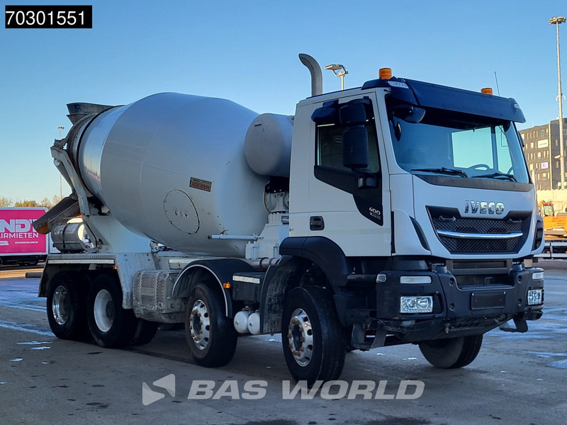 Iveco Stralis 400 8X4 9m3 Stetter mixer Steelsuspension Big-Axle Automatic Euro 6 - Betonvedējs: foto 3 Iveco Stralis 400 8X4 9m3 Stetter mixer Steelsuspension Big-Axle Automatic Euro 6 - Betonvedējs: foto 3