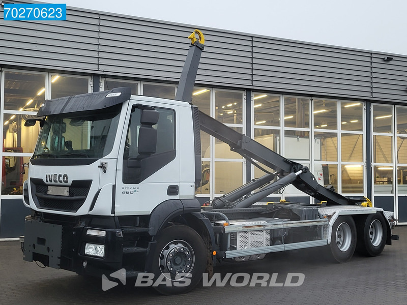Iveco Stralis 460 6X2 20T Marrel Hooklift ActiveDay ACC Automatic Euro 6 - Pacēlājs ar āķi: foto 1 Iveco Stralis 460 6X2 20T Marrel Hooklift ActiveDay ACC Automatic Euro 6 - Pacēlājs ar āķi: foto 1