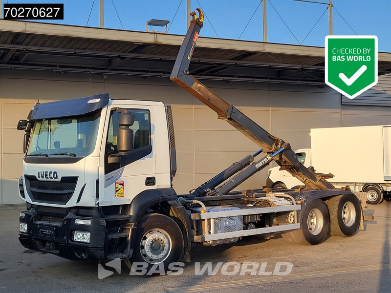 Iveco Stralis 460 6X2 20Tons Marrel AL20 S59 ACC Liftachse Euro 6 - Pacēlājs ar āķi: foto 1 Iveco Stralis 460 6X2 20Tons Marrel AL20 S59 ACC Liftachse Euro 6 - Pacēlājs ar āķi: foto 1