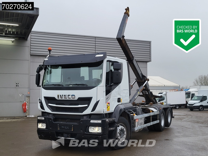 Iveco Stralis 460 6X2 20tons Marrel hooklift Lift Axle ACC Euro 6 - Pacēlājs ar āķi: foto 1 Iveco Stralis 460 6X2 20tons Marrel hooklift Lift Axle ACC Euro 6 - Pacēlājs ar āķi: foto 1