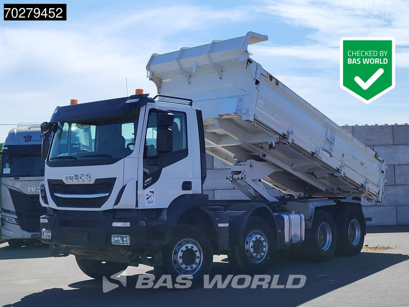 Iveco Stralis 480 8X4 Retarder Hydrauliek BigAxle Euro 6 - Kravas automašīna pašizgāzējs: foto 1 Iveco Stralis 480 8X4 Retarder Hydrauliek BigAxle Euro 6 - Kravas automašīna pašizgāzējs: foto 1