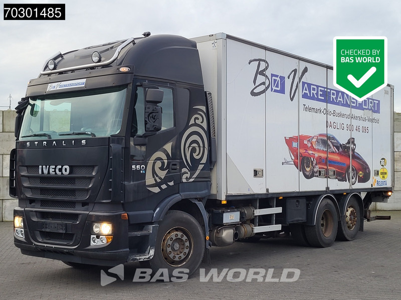 Iveco Stralis 560 6X2 Retarder Automatic Lift Axle 1500kg Tailgate Euro 5 - Kravas automašīna ar slēgto virsbūvi: foto 1 Iveco Stralis 560 6X2 Retarder Automatic Lift Axle 1500kg Tailgate Euro 5 - Kravas automašīna ar slēgto virsbūvi: foto 1
