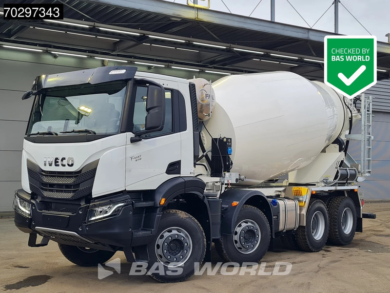 Iveco T-WAY 410 8X4 NEW! 10M3 FML Mixer Full Steel Suspension Automatic Euro 6 - Betonvedējs: foto 1 Iveco T-WAY 410 8X4 NEW! 10M3 FML Mixer Full Steel Suspension Automatic Euro 6 - Betonvedējs: foto 1