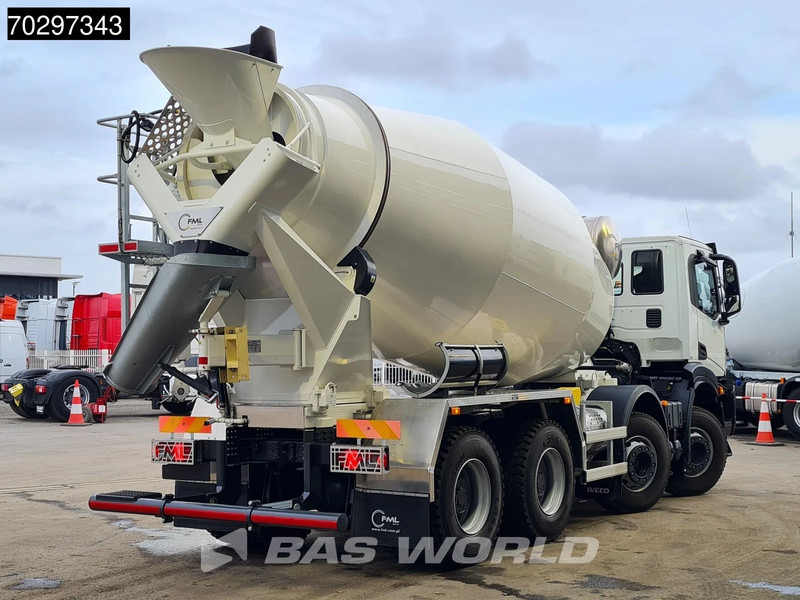 Iveco T-WAY 410 8X4 NEW! 10M3 FML Mixer Full Steel Suspension Automatic Euro 6 - Betonvedējs: foto 5 Iveco T-WAY 410 8X4 NEW! 10M3 FML Mixer Full Steel Suspension Automatic Euro 6 - Betonvedējs: foto 5