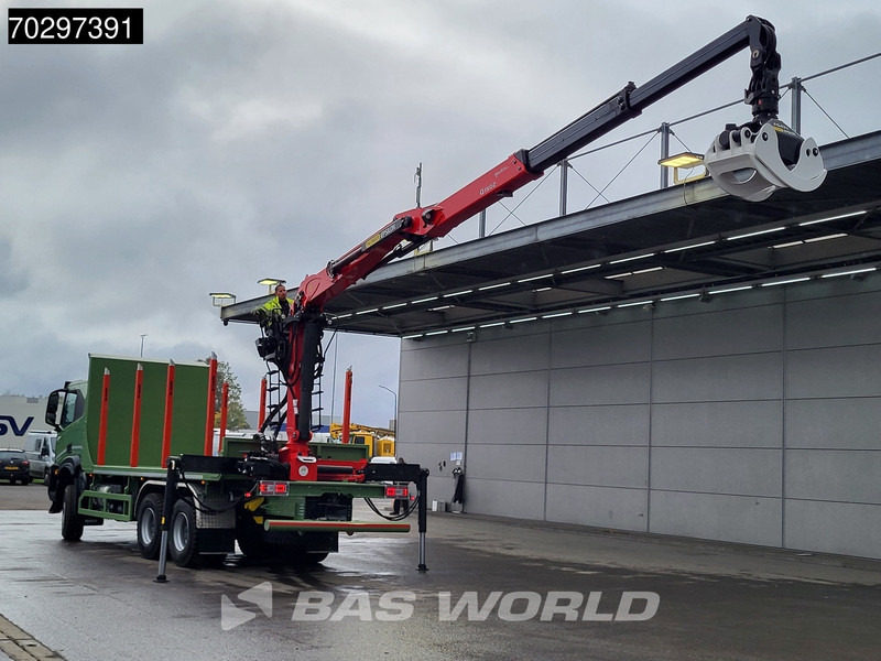 Iveco T-Way 450 6X6 UNUSED! Palfinger Q150Z Crane Retarder Holztransport Big-Axle LED Euro 6 - Kokvedējs, Kravas auto ar manipulatoru: foto 2 Iveco T-Way 450 6X6 UNUSED! Palfinger Q150Z Crane Retarder Holztransport Big-Axle LED Euro 6 - Kokvedējs, Kravas auto ar manipulatoru: foto 2