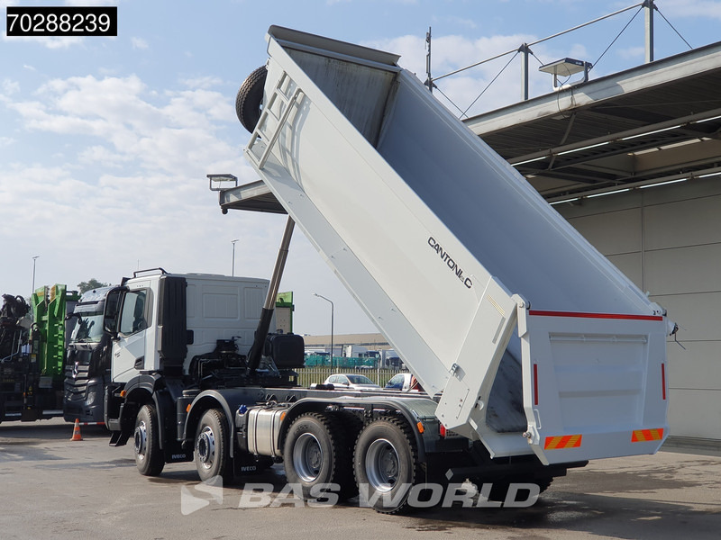 Iveco T-Way 450 8X4 New! 20m3 Cantoni Tipper Steelsuspension Big-Axle Automatic Euro 6 - Kravas automašīna pašizgāzējs: foto 2 Iveco T-Way 450 8X4 New! 20m3 Cantoni Tipper Steelsuspension Big-Axle Automatic Euro 6 - Kravas automašīna pašizgāzējs: foto 2