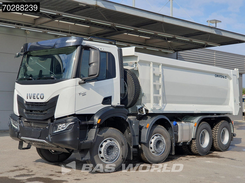 Iveco T-Way 450 8X4 New! 20m3 Cantoni Tipper Steelsuspension Big-Axle Automatic Euro 6 - Kravas automašīna pašizgāzējs: foto 3 Iveco T-Way 450 8X4 New! 20m3 Cantoni Tipper Steelsuspension Big-Axle Automatic Euro 6 - Kravas automašīna pašizgāzējs: foto 3