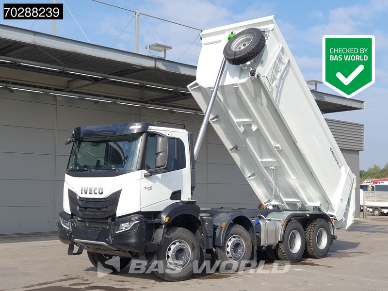 Iveco T-Way 450 8X4 New! 20m3 Cantoni Tipper Steelsuspension Big-Axle Automatic Euro 6 - Kravas automašīna pašizgāzējs: foto 1 Iveco T-Way 450 8X4 New! 20m3 Cantoni Tipper Steelsuspension Big-Axle Automatic Euro 6 - Kravas automašīna pašizgāzējs: foto 1
