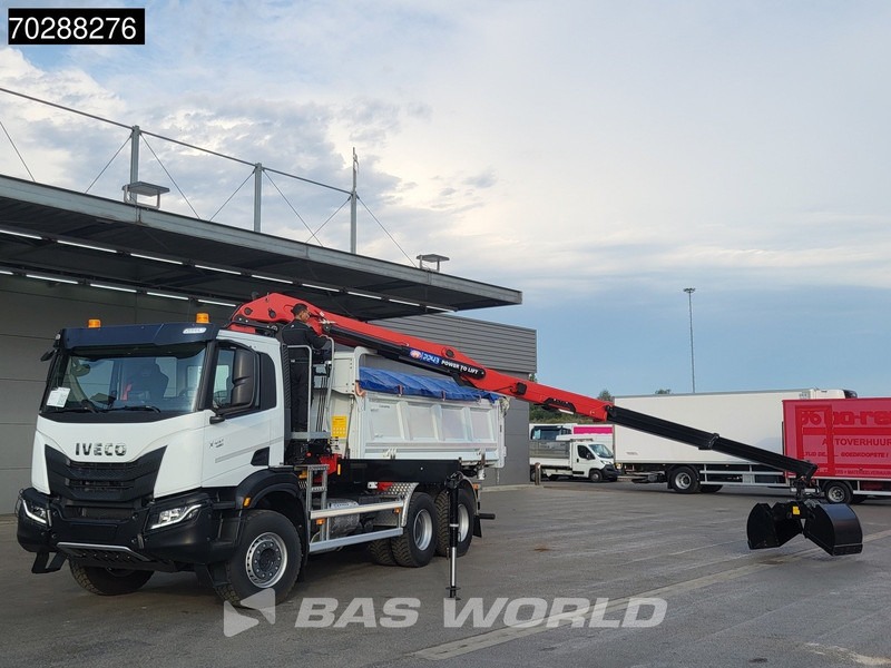 Iveco X-Way 480 6X4 NEW! HMF 2243Z-RCS Z-Crane kran 12m3 KH-Kipper Retarder Big-Axle - Kravas automašīna pašizgāzējs, Kravas auto ar manipulatoru: foto 5 Iveco X-Way 480 6X4 NEW! HMF 2243Z-RCS Z-Crane kran 12m3 KH-Kipper Retarder Big-Axle - Kravas automašīna pašizgāzējs, Kravas auto ar manipulatoru: foto 5