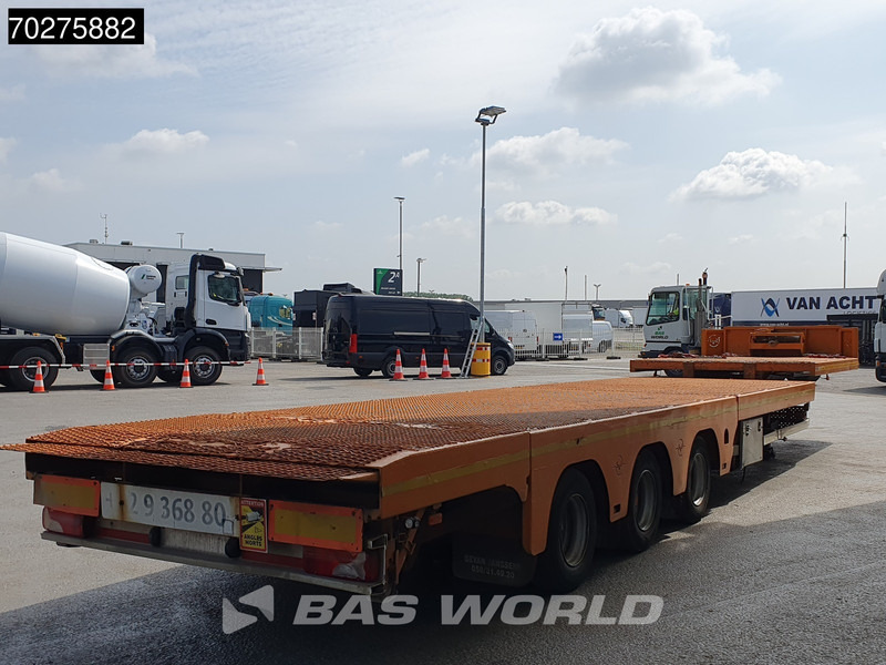 JANSSENS VT 39-3 3 axles Lenkachse RAMPS - Puspiekabe zema profila platforma: foto 5 JANSSENS VT 39-3 3 axles Lenkachse RAMPS - Puspiekabe zema profila platforma: foto 5