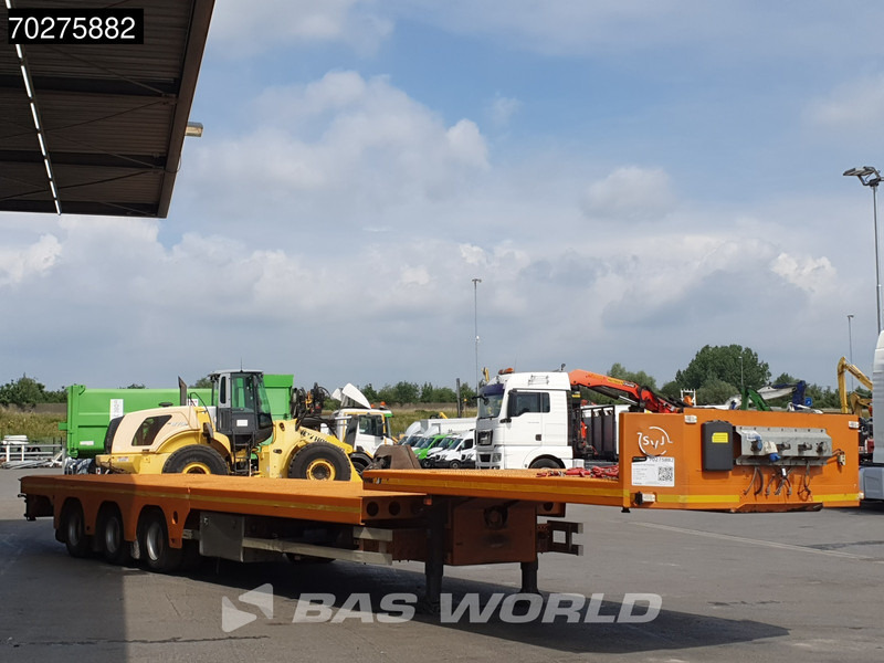 JANSSENS VT 39-3 3 axles Lenkachse RAMPS - Puspiekabe zema profila platforma: foto 3 JANSSENS VT 39-3 3 axles Lenkachse RAMPS - Puspiekabe zema profila platforma: foto 3