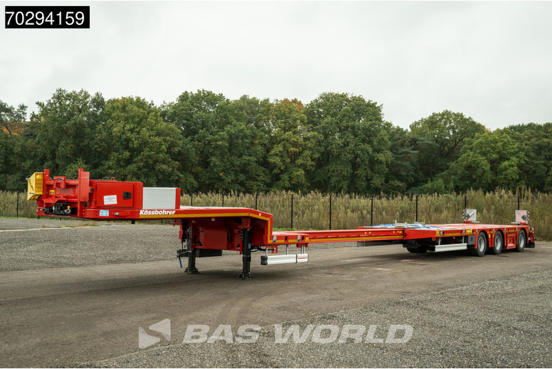 Kässbohrer LB3E 3 axles Extendable 600cm Lift+Steering Axle Scand. - Puspiekabe zema profila platforma: foto 2 Kässbohrer LB3E 3 axles Extendable 600cm Lift+Steering Axle Scand. - Puspiekabe zema profila platforma: foto 2