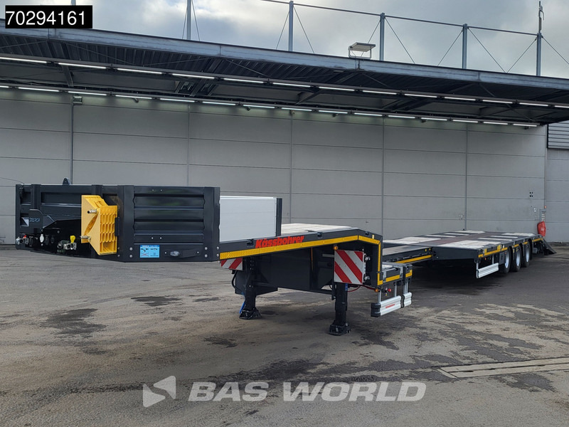 Kässbohrer LB3E 3 axles Steering+Lift Axle Extendable Ramps - Puspiekabe zema profila platforma: foto 5 Kässbohrer LB3E 3 axles Steering+Lift Axle Extendable Ramps - Puspiekabe zema profila platforma: foto 5