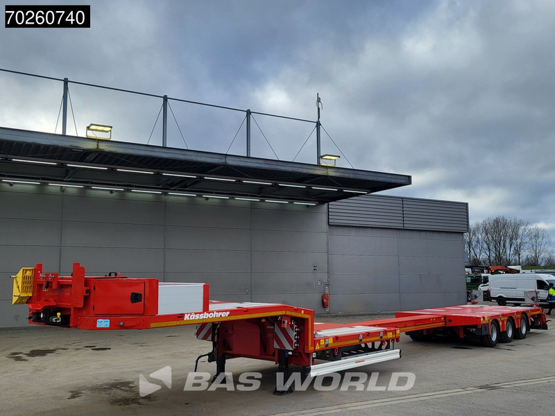 Kässbohrer LB3E Ausziehbar Bis:13,75m Lift+Lenkachse - Puspiekabe zema profila platforma: foto 2 Kässbohrer LB3E Ausziehbar Bis:13,75m Lift+Lenkachse - Puspiekabe zema profila platforma: foto 2