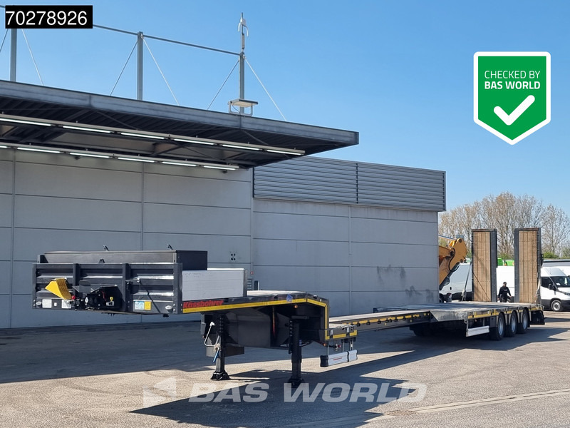 Kässbohrer LB3E Extendable Lift+Lenkachse RAMPS - Puspiekabe zema profila platforma: foto 1 Kässbohrer LB3E Extendable Lift+Lenkachse RAMPS - Puspiekabe zema profila platforma: foto 1
