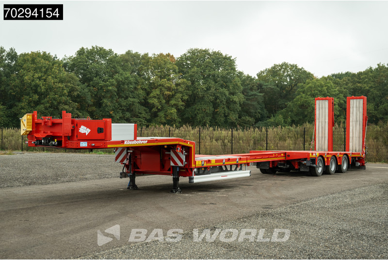 Kässbohrer NEW! Hydraulic Bed 450cm Extendable Lift+Steering Axle - Puspiekabe zema profila platforma: foto 2 Kässbohrer NEW! Hydraulic Bed 450cm Extendable Lift+Steering Axle - Puspiekabe zema profila platforma: foto 2