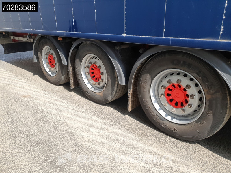 Puspiekabe kustīgās grīdas Knapen K200 3 axles LANG-LKW 10mm Lift Axle Very good condition: foto 12