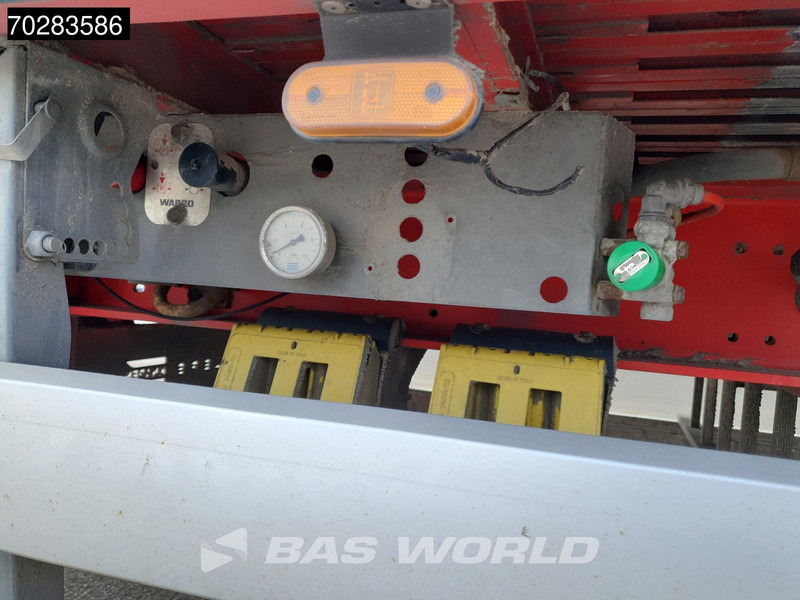 Puspiekabe kustīgās grīdas Knapen K200 3 axles LANG-LKW 10mm Lift Axle Very good condition: foto 18
